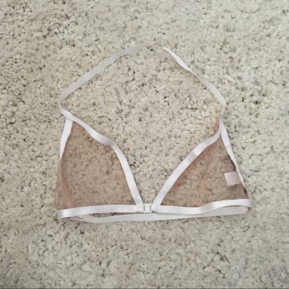For Love and Lemons Halter Mesh Bralette - Picture 2 of 4